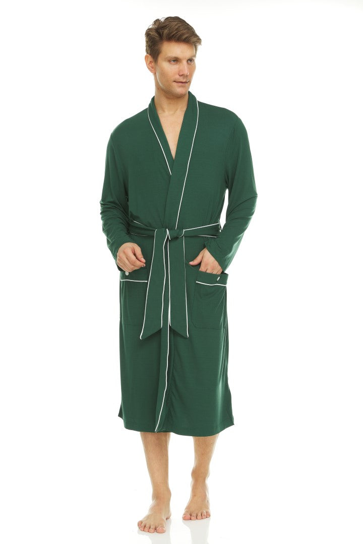 Symmar Men's Micro Model Robe - Green