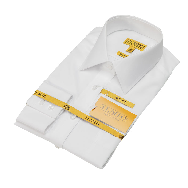 Mens - Ilmio Gold Label - Fine Twill Chassidish (R/L)  Cotton Shirt