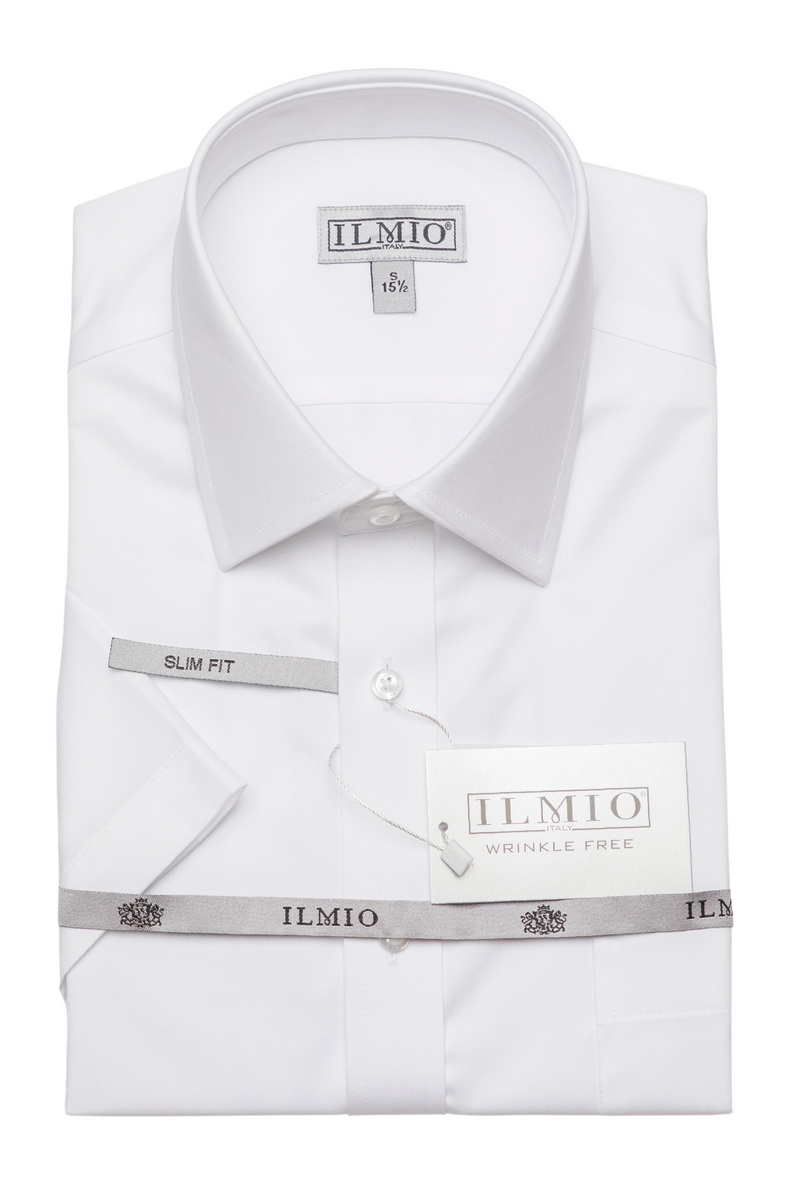 Mens - Ilmio Silver Label -Poly Cotton Short Sleeve (L/R) Shirt