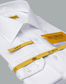 Men's  - Ilmio Gold White on White - French Placket - Button Cuff -