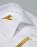 Men's  - Ilmio Gold White on White - Double Placket - Button Cuff -