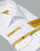 Men's  - Ilmio Gold White on White - Double Placket - Button Cuff -