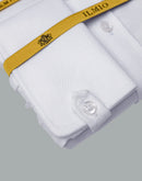 Men's  - Ilmio Gold White on White - Double Placket - French Cuff -