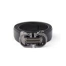 ILMIO Automatic Buckle Mens Genuine Leather Belt - 2581