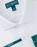 Men's - Ilmio Jacquard 5 Spread Collar Shirt - Without Pocket