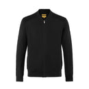 ILMIO 100% Wool Full Zipper Pattern Weave Cardigan - Style 4 Balck