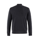 ILMIO 100% Wool Full Zipper Pattern Weave Cardigan - Style 4 Gray