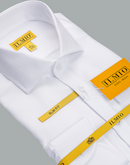 Men's - Ilmio F11 - Spread Collar, French Placket - Button Cuff Shirt