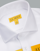 Men's - Ilmio F11 - Spread Collar, French Placket - Button Cuff Shirt