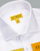 Men's - Ilmio F11 - Spread Collar, French Placket - French Cuff Shirt