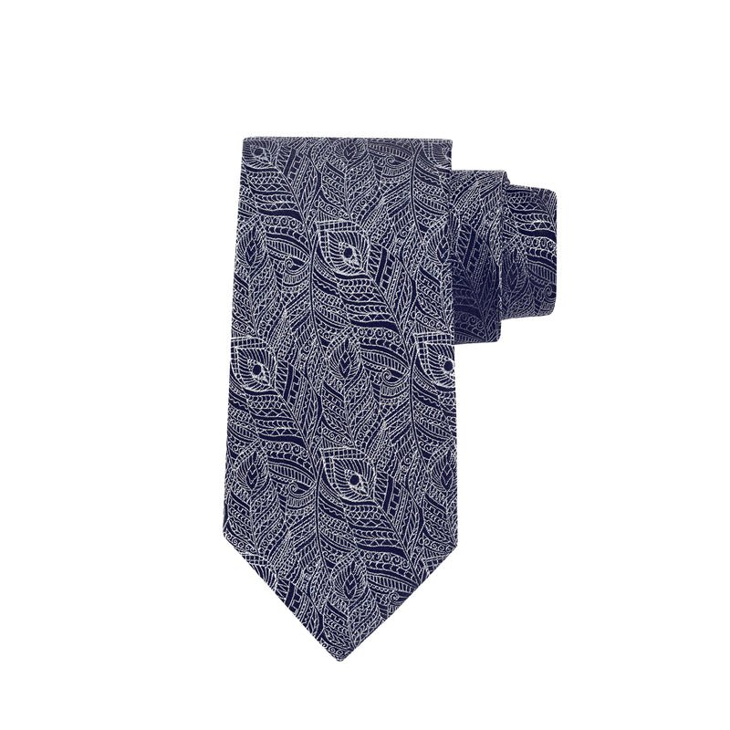 ILMIO 100% Silk Woven Neck Tie - 1