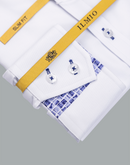 Men's - Ilmio Fine Twill Fashion 12 Shirt