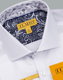 Men's - Ilmio Fine Twill Fashion 15 Shirt