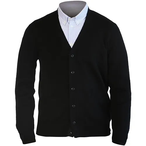 MD Men's Wool Button Down Cardigan Sweater