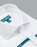 Men's - Ilmio Jacquard 6 Spread Collar Shirt - Without Pocket