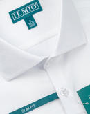 Men's - Ilmio Jacquard 6 Spread Collar Shirt - Without Pocket