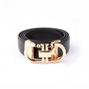 ILMIO Automatic Buckle Mens Genuine Leather Belt -1010