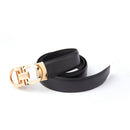 ILMIO Automatic Buckle Mens Genuine Leather Belt -1010