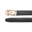 ILMIO Automatic Buckle Mens Genuine Leather Belt -1010