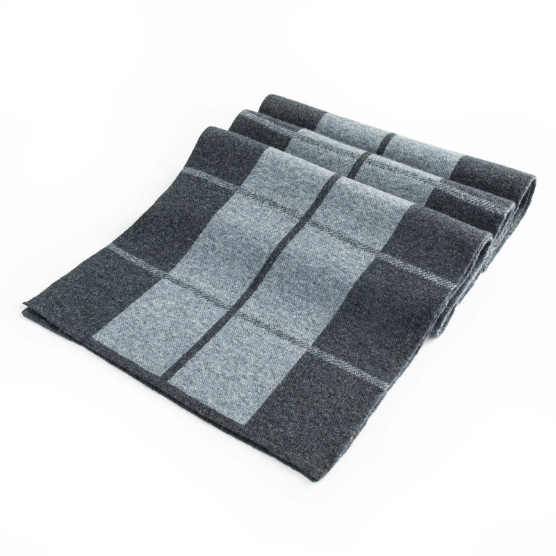 ILMIO 100% Knitted Wool Men`s Scarf - W01