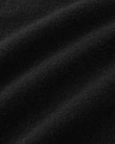 ILMIO 100% Cashmere V-Neck Flat Weave Button Cardigan - Style 3 Black