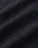 ILMIO 100% Wool Full Zipper Flat Weave Cardigan - Style 4 Gray