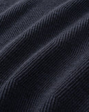 ILMIO 100% Wool Quarter Zipper Pattern Weave Pullover - Style 2 Gray