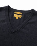 ILMIO 100% Wool V-Neck Flat Weave Sleeveless Pullover Vest - Style 6 Gray