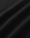 ILMIO 100% Wool V-Neck Flat Weave Sleeveless Pullover Vest - Style 6 Black