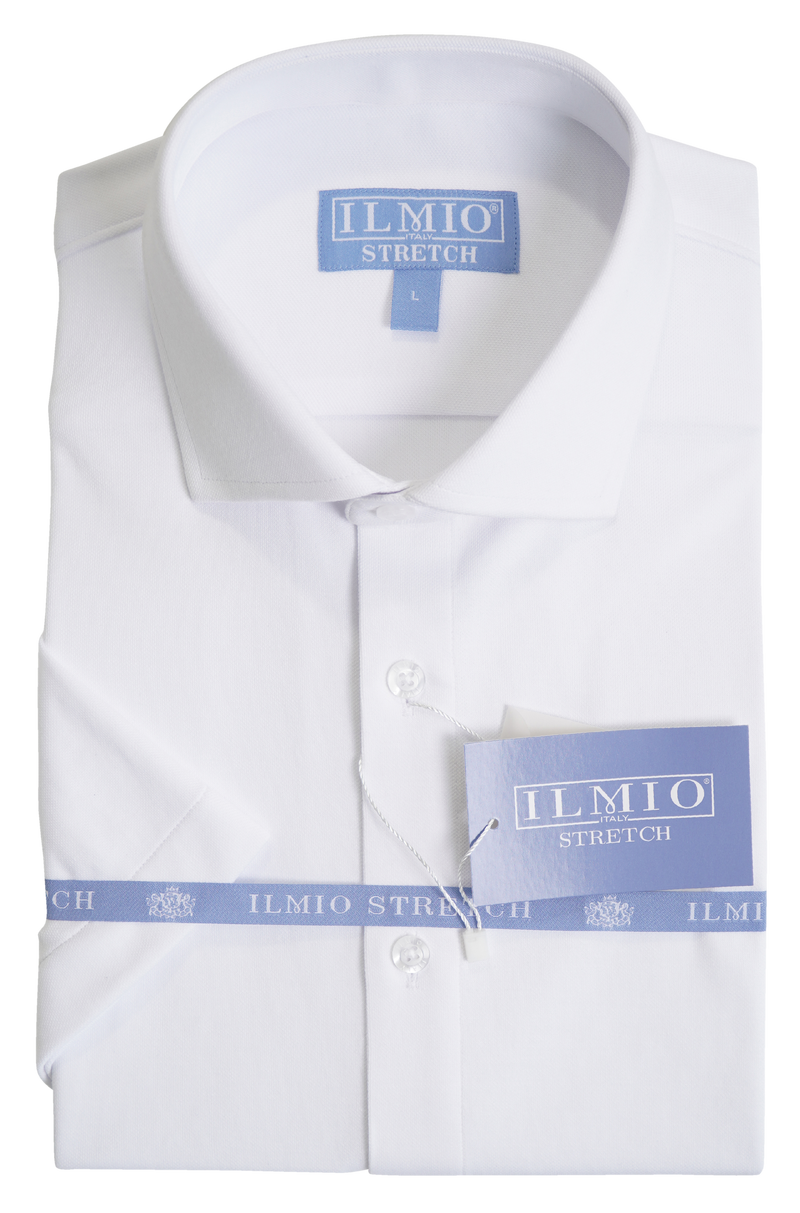 Mens - Ilmio Cambridge Short Sleeve Knit Shirt - Without Pocket