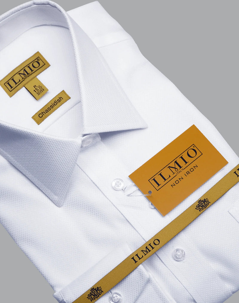 Mens  - Ilmio Gold Label F8  - Chassidish (R/L) Cotton Shirt