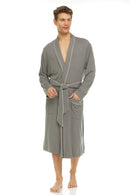 Symmar Men's Micro Model Robe - Gray