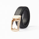 ILMIO Automatic Buckle Mens Genuine Leather Belt - L683