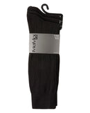 MeMoi Men's Ribbed Cotton Socks - 3 Pair Pack