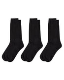 MeMoi Men's Falt Cotton Socks - 3 Pair Pack