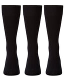 MeMoi Men's Bamboo Flat Socks - 3 Pair Pack