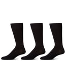 MeMoi Men's Bamboo Flat Socks - 3 Pair Pack