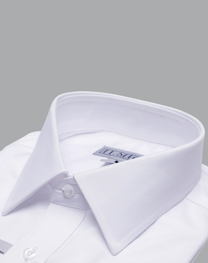 Mens - Ilmio Silver Label -Poly Cotton Twill (L/R) Button Cuff Shirt - With Pocket