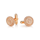 ILMIO Sterling Silver Micro Pave Cufflinks - 01AV1