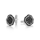 ILMIO Sterling Silver Micro Pave Cufflinks - 042H1