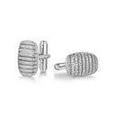ILMIO Sterling Silver Micro Pave Cufflinks - 05A1