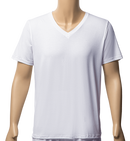 Ilmio Mens Bamboo V-Neck Undershirts