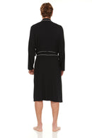 Symmar Men's Micro Model Robe - Black
