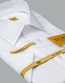 Men's - Ilmio Gold F10, Double Placket, Short Sleeve - (L/R) Cotton Shirt - With Pocket