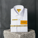 Men's  - Ilmio Gold White on White - Double Placket - Button Cuff -