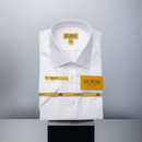 Men's  - Ilmio Gold White on White - French Placket - Short Sleeve -