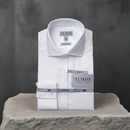 Men's - Ilmio Silver Label - Spread collar, French Placket - Poly Cotton Chassidish (R/L) Button Cuff Shirt - With Pocket