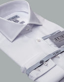 Men's - Ilmio Silver Label - Spread collar, French Placket - Poly Cotton Chassidish (R/L) Button Cuff Shirt - With Pocket