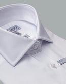 Men's - Ilmio Silver Label - Spread collar, French Placket - Poly Cotton Chassidish (R/L) Button Cuff Shirt - With Pocket