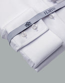 Men's - Ilmio Silver Label - Spread collar, French Placket - Poly Cotton Chassidish (R/L) Button Cuff Shirt - With Pocket